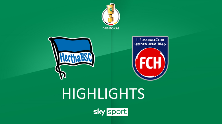 Runde 2: Hertha BSC - 1. FC Heidenheim - 2024/25 - DFB Pokal