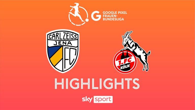 Spieltag 7: Carl Zeiss Jena - 1. FC Köln - 2024/25 - Frauen Bundesliga