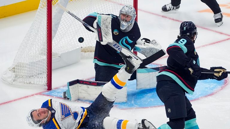 Keeper Philipp Grubauer verlor mit den Seattle Kraken.