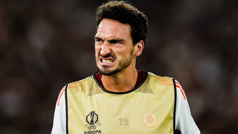 Mats Hummels ist bei der Roma weiterhin nur Reservist. 