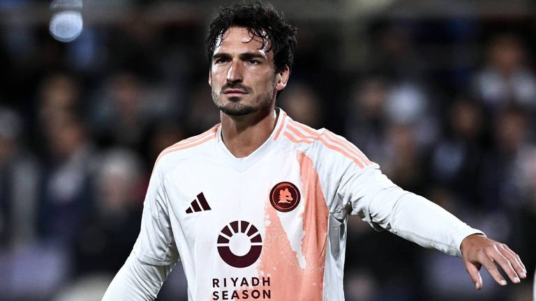 Mats Hummels debütierte am Sonntagabend für die AS Rom.