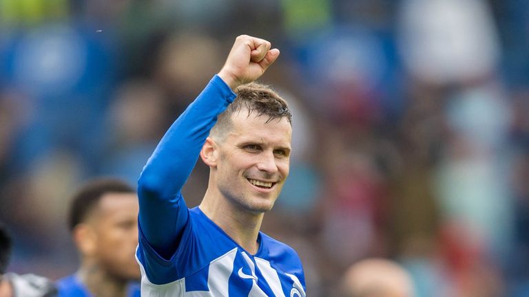 Pascal Groß während seiner Zeit bei Brighton & Hove Albion.