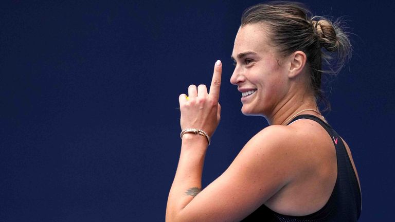 Aryna Sabalenka zählt zu den Topfavoritinnen in Wuhan.