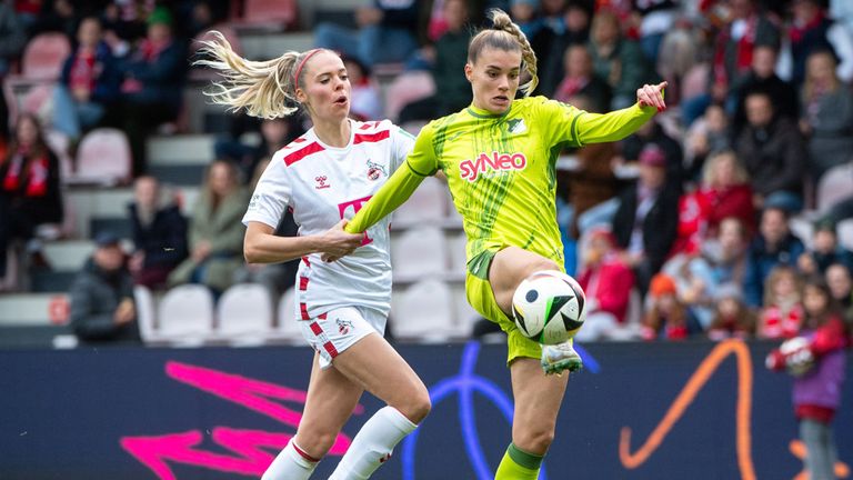 Selina Cerci (r.) und die TSG Hoffenheim siegen in Köln.