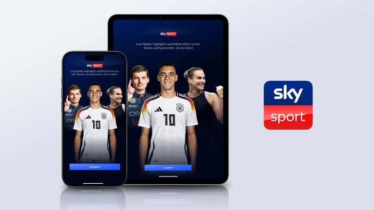 Die neue Sky Sport App im neuen Design