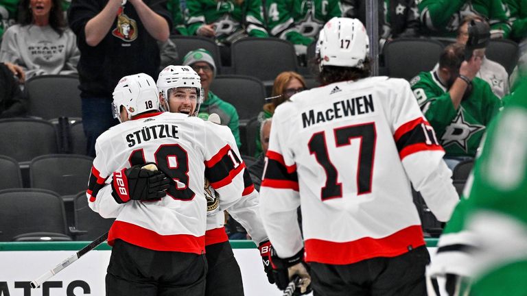 Die Ottawa Senators gewinnen 5:4 gegen Tampa Bay. 