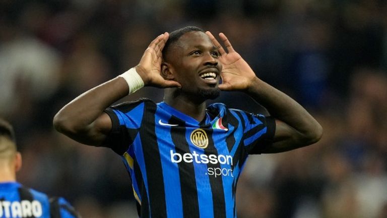 Marcus Thuram spielt seit 2023 bei Inter Mailand.