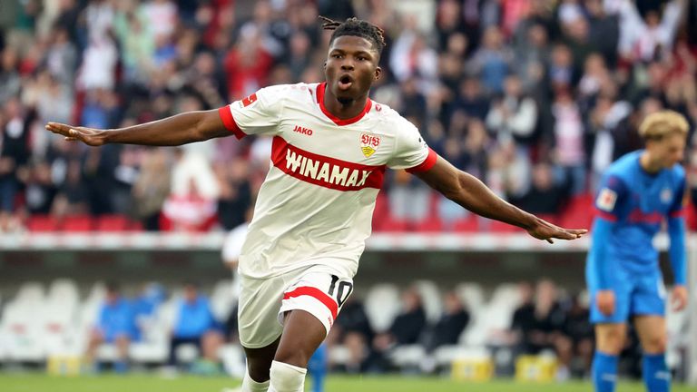 El Bilal Toure war der Matchwinner für den VfB Stuttgart gegen Holstein Kiel.