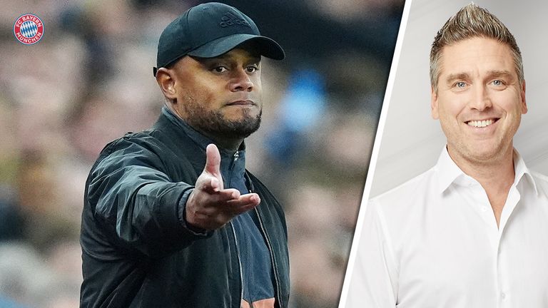 Sky Reporter Torben Hoffmann (r.) sieht den eingeschlagenen Weg von Bayern-Coach Vincent Kompany trotz der jüngsten Rückschläge sehr positiv.