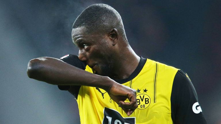 Serhou Guirassy  traf in acht Bundesligaspielen sechs Mal für den BVB.