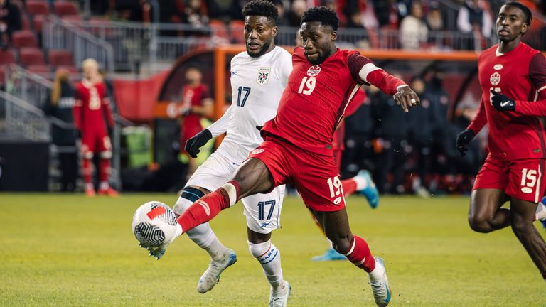 Alphonso Davies sagt für die Länderspielreise mit Kanada ab.