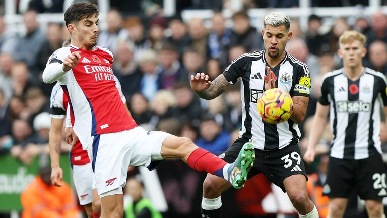 Der FC Arsenal verliert bei Newcastle United.