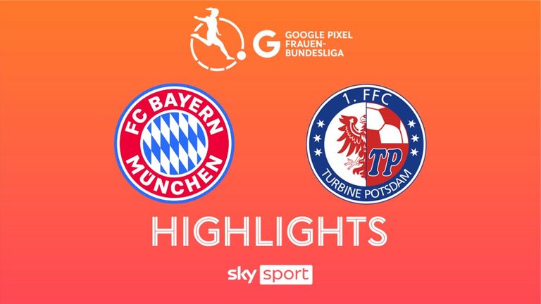 Spieltag 12: FC Bayern München - 1. FFC Turbine Potsdam - 2024/25 - Frauen Bundesliga