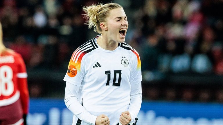 Laura Freigang erzielte einen Doppelpack für die DFB-Frauen.