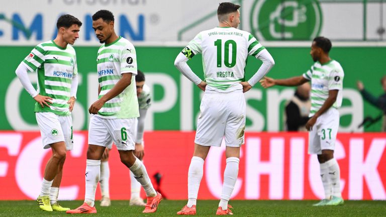 Greuther Fürth geht zuhause unter.