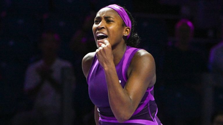 Die US-Amerikanerin Coco Gauff steht bei den WTA Finals in Riad vorzeitig im Halbfinale.