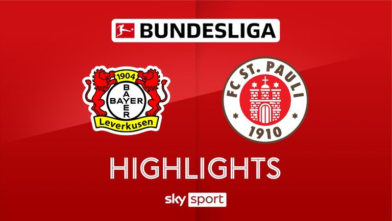 Spieltag 13: Bayer 04 Leverkusen - FC St. Pauli - 2024/25 - Bundesliga