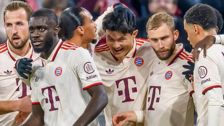 Bayerns Min-Jae Kim (M) war am Dienstagabend gegen PSG der Matchwinner.