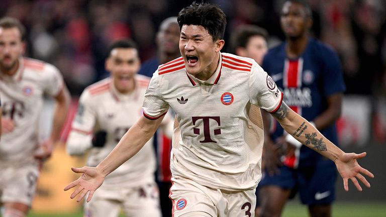 Min-jae Kim trifft gegen PSG per Kopf und sichert den FC Bayern damit einen wichtigen Sieg in der Champions League.