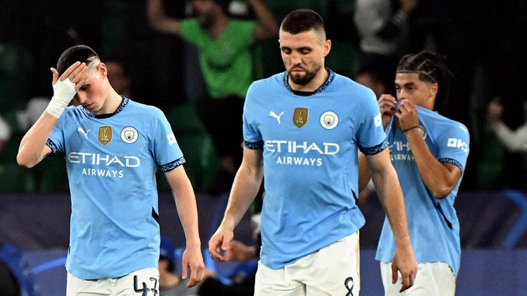 Manchester City verliert deutlich in der Champions League bei Sporting.