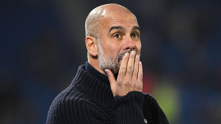 Bei Pep Guardiola und Manchester City läuft es aktuell nicht rund.