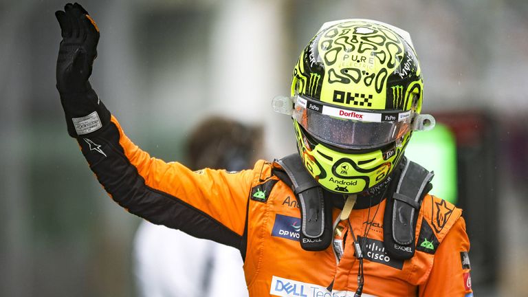 Lando Norris (McLaren) erlebte im Rennen von Sao Paulo ein Debakel.