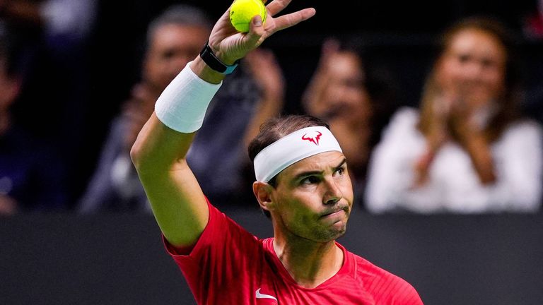 Rafael Nadal hat beim Davis Cup womöglich das letzte Einzel seiner Profikarriere gespielt, gegen van de Zandschulp unterliegt er.