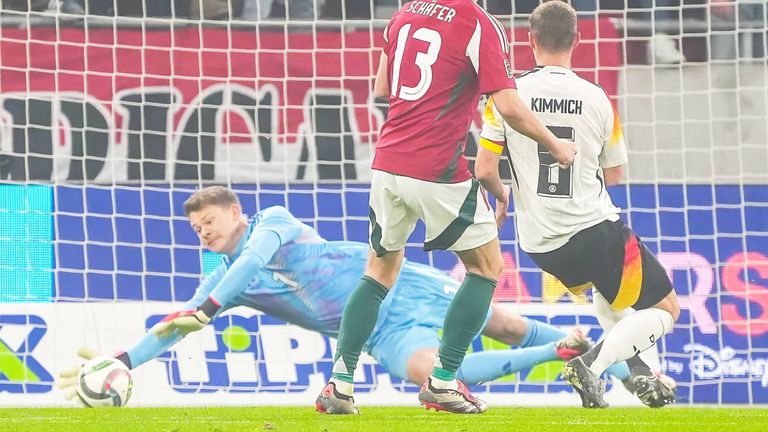 Alexander Nübel zeigte gegen Ungarn eine starke Leistung. 