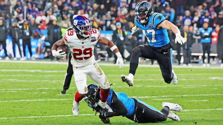 Die Carolina Panthers gewinnen ein dramatisches NFL-Spiel in München. 