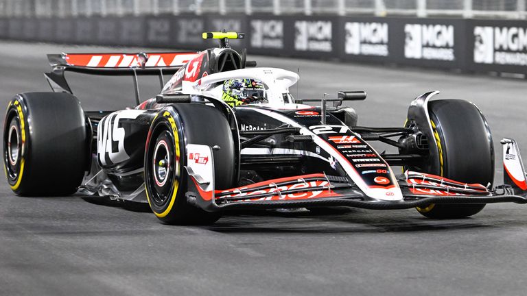 Nico Hülkenberg (Haas) in Las Vegas.