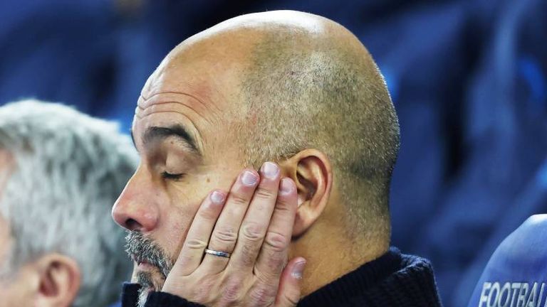 Pep Guardiola hat zum ersten Mal in seiner Zeit als City-Trainer vier Spiele in Folge verloren. 