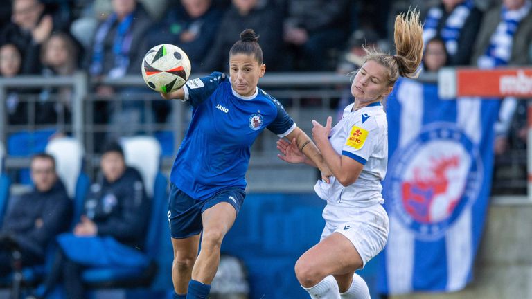 Turbine Potsdam feiert gegen Jena den ersten Punktgewinn in der Saison.