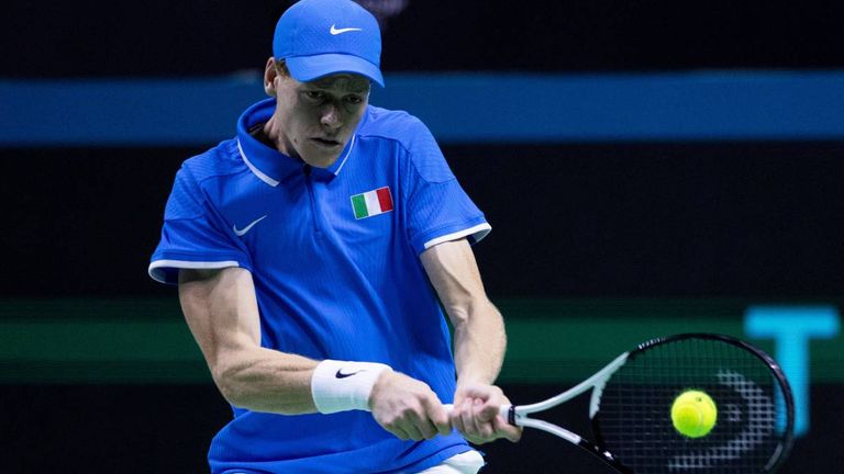 Jannik Sinner steht mit Italien im Davis-Cup-Finale. 