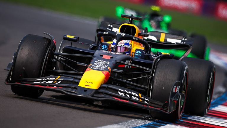 Red-Bull-Pilot Max Verstappen tut sich schwer.