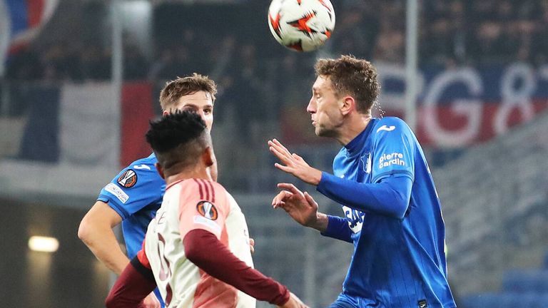 Die TSG Hoffenheim kommt zu einem verdienten Punktgewinn in der EL gegen Lyon. 