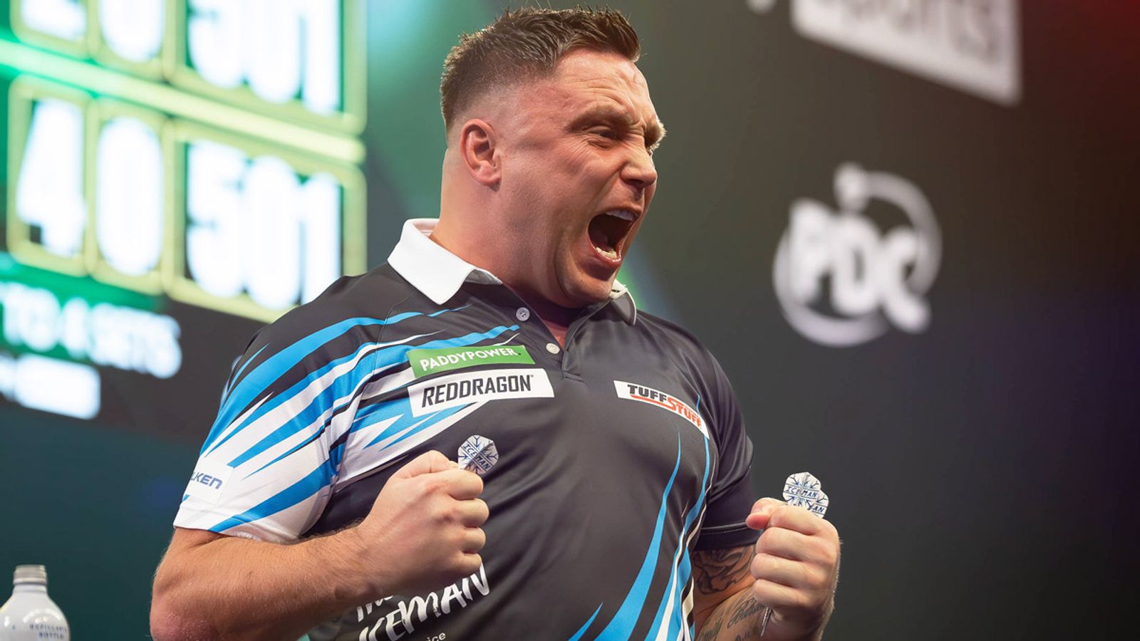 Gerwyn Price besiegt Jonny Clayton bei der DartsWM Luke Humphries vs