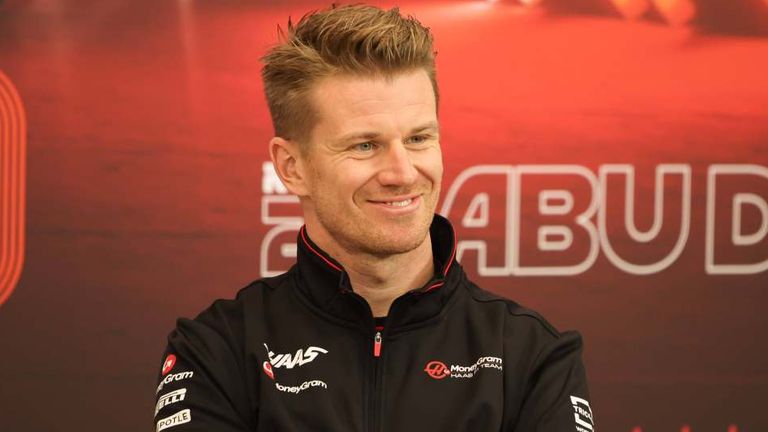 Nico Hülkenberg vor seinem letzten Rennen für Haas in Abu Dhabi.