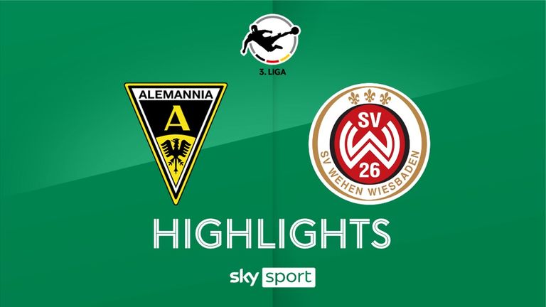 Spieltag 19: Alemannia Aachen - SV Wehen Wiesbaden - 2024/25 - 3. Liga