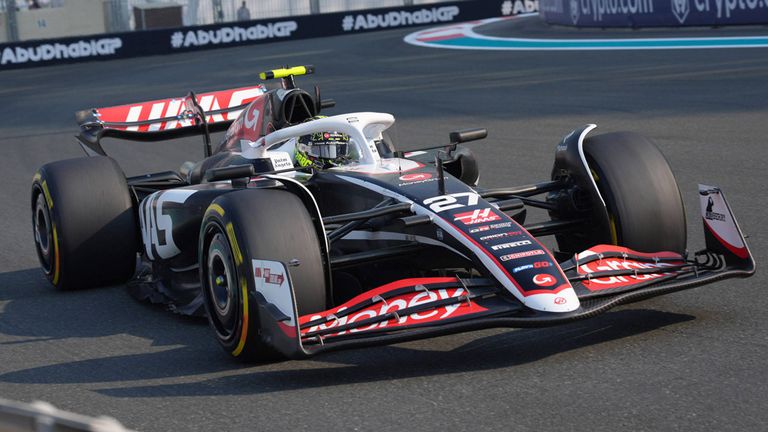 Nico Hülkenberg (Haas) in Abu Dhabi.