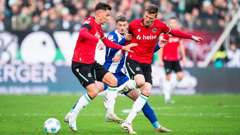 Hannover und Hertha trennen sich torlos unentschieden.