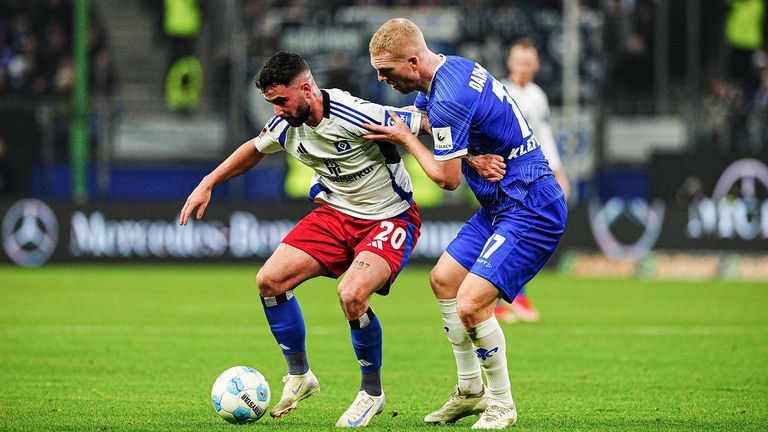 Der HSV und Darmstadt 98 trennen sich  im Volkspark unentschieden.