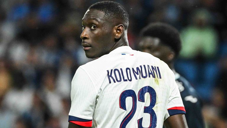 Randal Kolo Muani steht seit September 2023 bei Paris Saint-Germain unter Vertrag