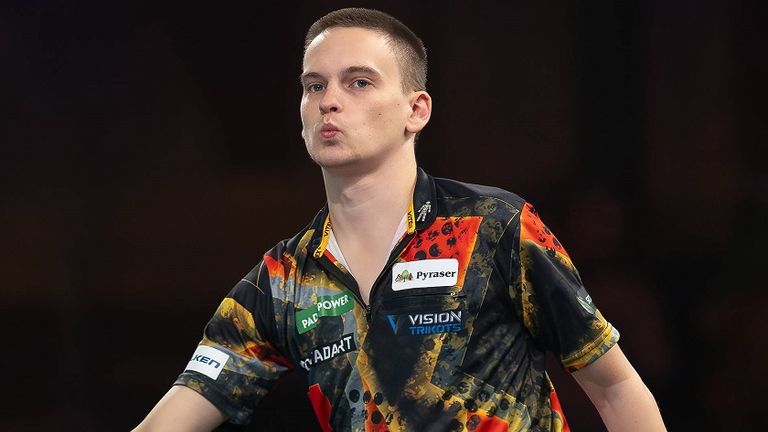 Ricardo Pietreczko spielt bislang eine starke Darts-WM.