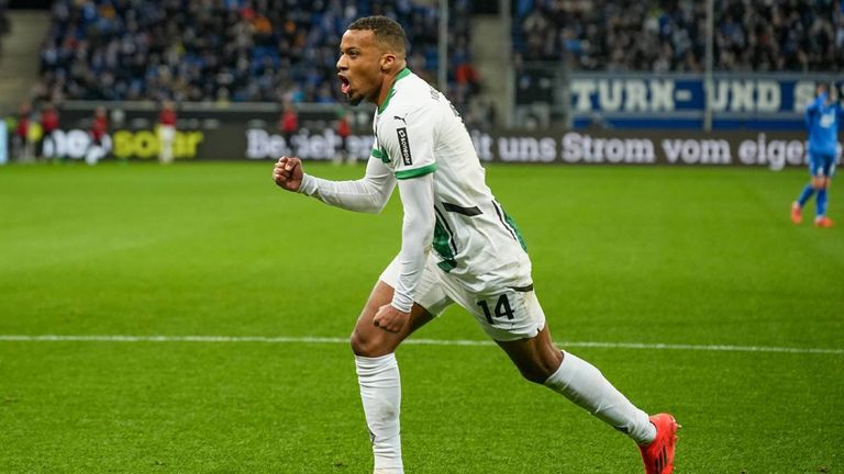 Gladbach gewinnt in Hoffenheim zum zweiten Mal in Serie