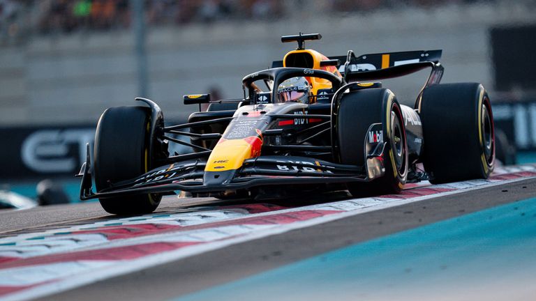 Max Verstappen (Red Bull) in Abu Dhabi.