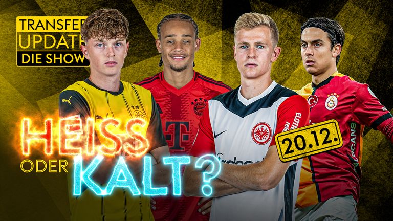 Transfer Update Show vom 20.12.2024: Heute in "Transfer Update - Die Show": Wanner, Xavi, Burkardt, Dybala - wer wechselt wirklich? So weit ist Leverkusen mit Florian Wirtz!