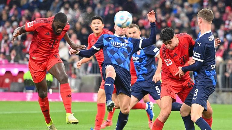 Bayerns Führungstreffer gegen Heidenheim resultierte aus einem Eckball.