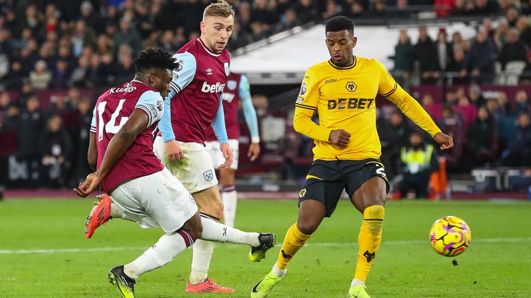 Mohammed Kudus und West Ham United siegen gegen die Wolverhampton Wanderers.