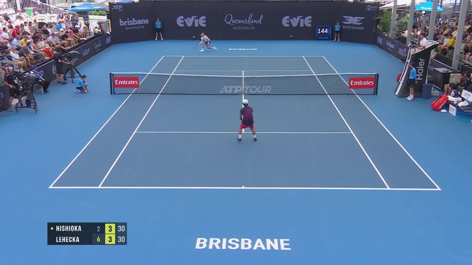 Jiri Lehecka Yoshihito Nishioka ATP Brisbane International Tennis