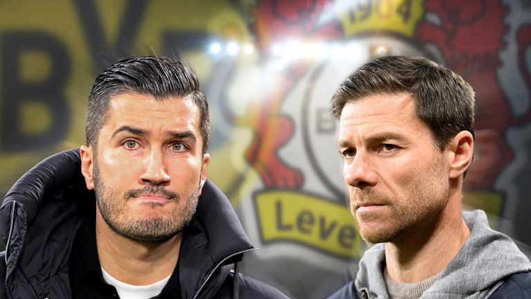 Nuri Sahin (l.) will mit Borussia Dortmund das erste Heimspiel des Jahres gegen Bayer 04 Leverkusen gewinnen.